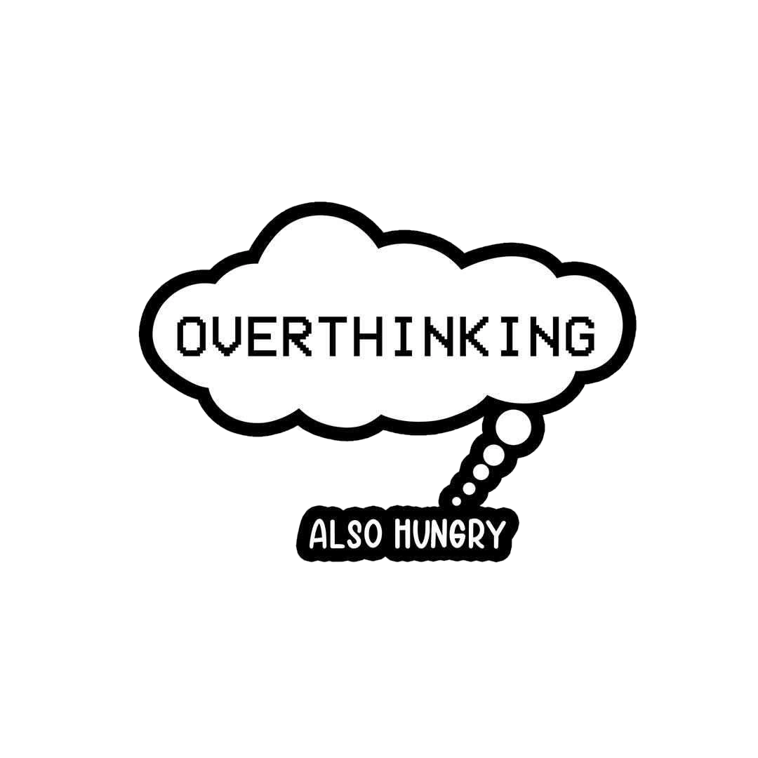 Also hungry Sticker